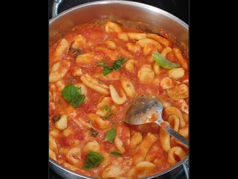 Gnocchetti di Semola alla Sorrentina con la Bufala