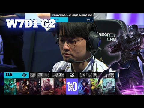 CLG vs TL | Week 7 Day 1 S12 LCS Spring 2022 | CLG vs Team Liquid W7D1 Full Game