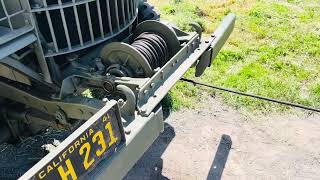 1941 Dodge Command Car WC24/25 Winch Operation
