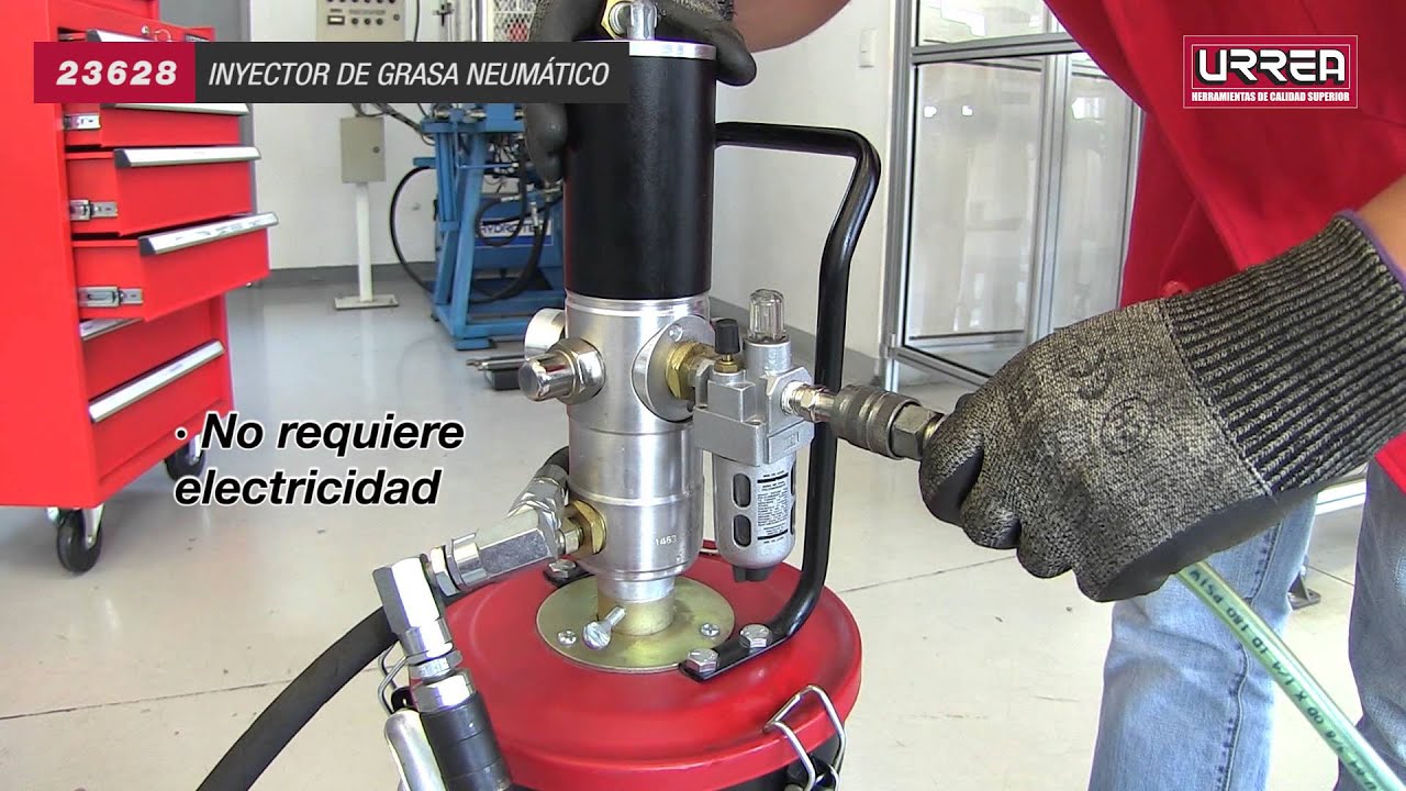 Inyector de Grasa Neumático Urrea