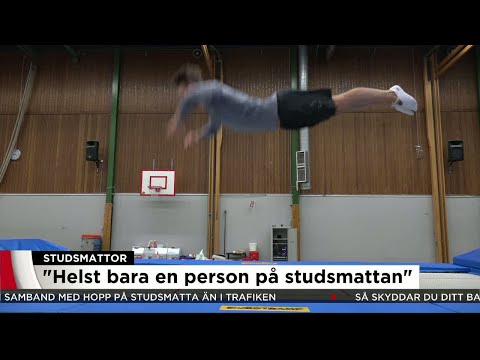 Undvik skador - så studsar du säkert på studsmattan - Nyheterna (TV4)