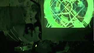SECTA ERAH Electronic Music with VJ FRANZ K Projecting - Night of the Machines 9