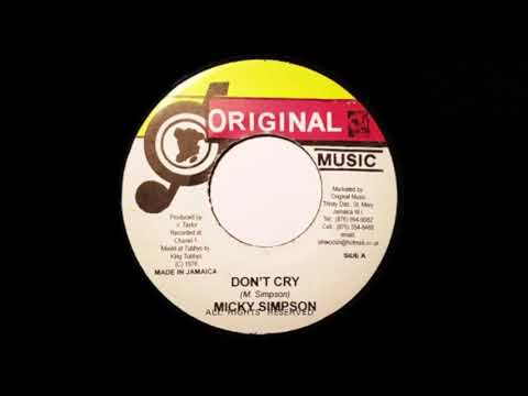 MICKY SIMPSON - Don't Cry (1976) Original Music