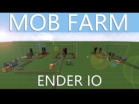 Mob-Farm for ITEMS & XP w/ ENDER IO - Minecraft Tutorial [ENGLISH]