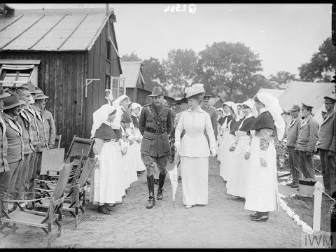Queen Mary of Teck Rouen 11 July 1917 in the Great War