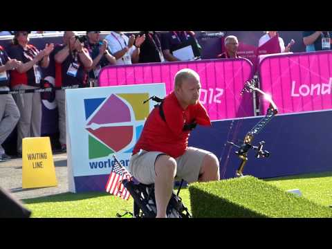 Archery - Men's Individual Compound Open Final - FORSBERG v STUTZMAN - London Paralympcs 2012