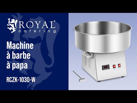 Vidéo - Machine à barbe à papa - 52 cm - inox - anti vibrations
