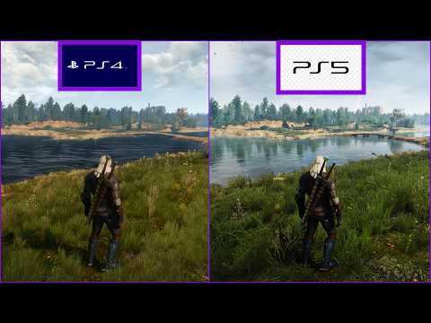 The Witcher 3 PS4 VS PS5 / Graphics Comparison / Comparativa Gráfica