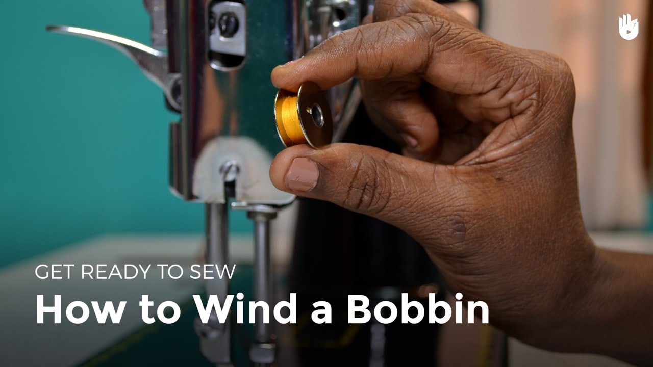 How to wind a bobbin Sewing Machine Operator Sikana