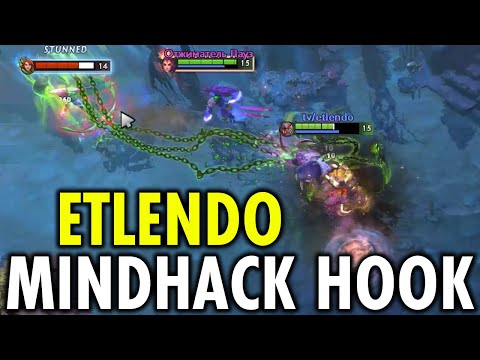 NO ESCAPE ALLOWED!! OMG ETLENDO PUDGE NONSTOP MINDHACK HOOK | Genius Pudge