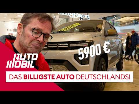 Cheap price for a cheap car?! Alex checks out the new Dacia Spring | auto mobil