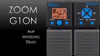 Video thumbnail for Zoom G1on Amp Demo by Chris Benton