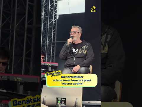 Richard Müller odstartoval koncert písní  “Nocna optika” 🤩
