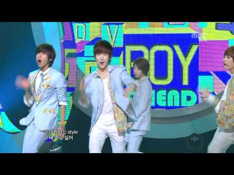 [HD LIVE]120707 MBC Show! Music core BOYFRIEND - LOVE STYLE