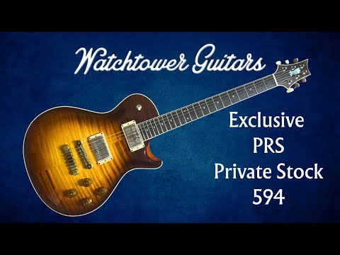 Paul Reed Smith PRS Private Stock Watchtower Run 594 Singlecut Frostbite Glow image 11