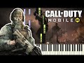 Call Of Duty Theme Piano Version Piano Tutorials