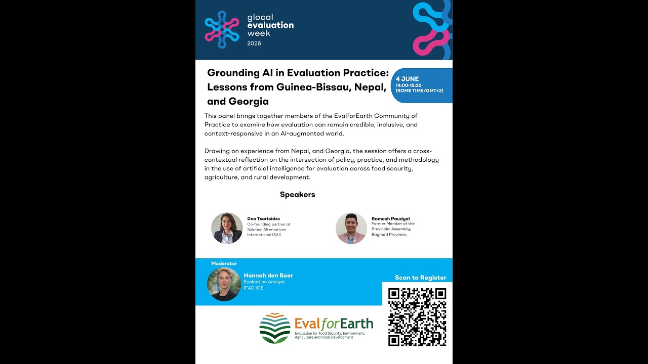 Grounding AI in Evaluation Practice: Lessons from Nepal, and Georgia