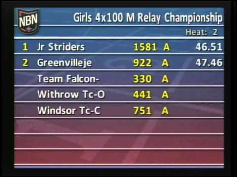 Girls 4x100m Championship Heat 2 - New Balance Nationals Outdoor 2013