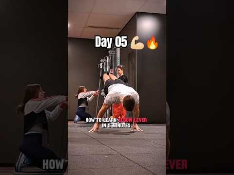🔱Learn Elbow Lever (day 05)💪🏻💀#calisthenics #viralshorts #shorts
