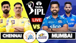 🔴IPL Live Match Today: Chennai Super Kings vs Mumbai Indians Live | CSK vs MI Live | TATA IPL LIVE