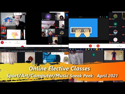 Online Sport/Art/Computer/Music Classes Sneak Peek! April 2021