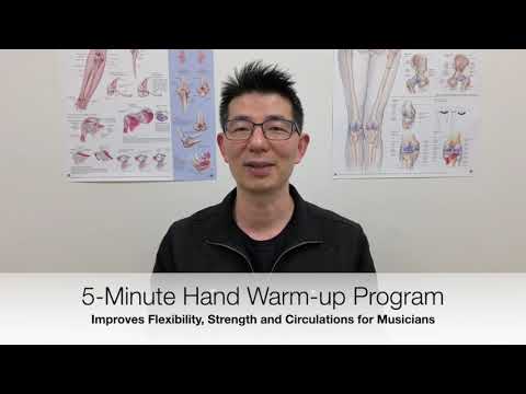 5 min  Real-Time Hand Warm Up Program for guitarists and musicians