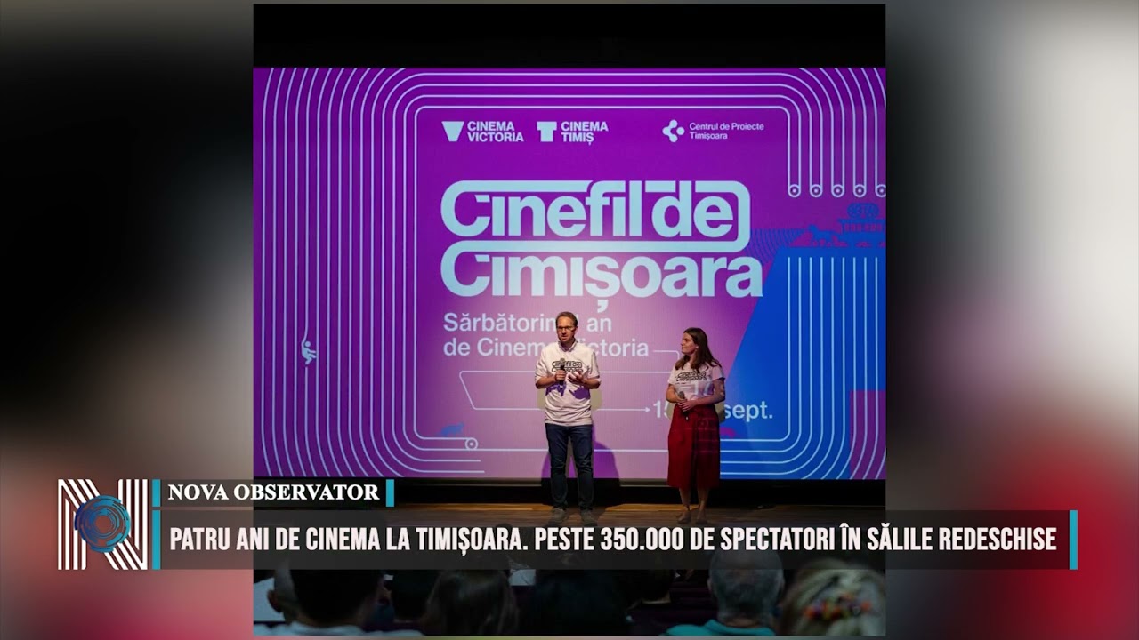 Patru ani de cinema la Timișoara. Peste 350.000 de spectatori în sălile redeschise