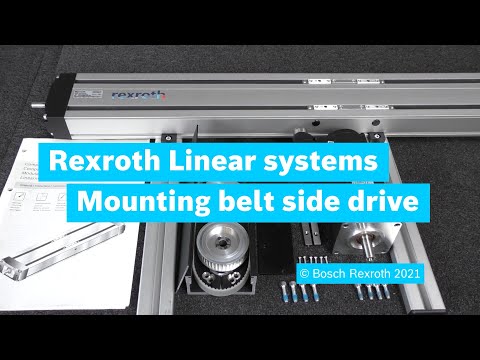 [EN] Bosch Rexroth: Linear Modules - Mounting belt side drive (How-To)