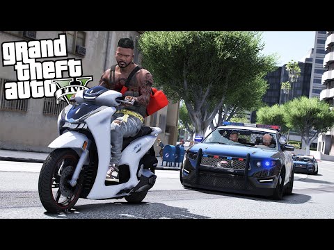RAPINA e FUGA in SH 350! - GTA 5 MOD VITA DA GANGSTER (6) #131