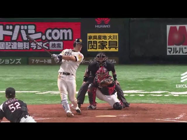 【8回裏】ホークス・上林がくるっと回転して捉えたホームラン!!  2018/6/29 H-M