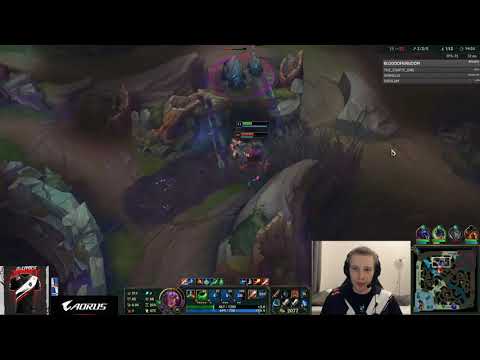 Jankos with Qiyana escapes for a while