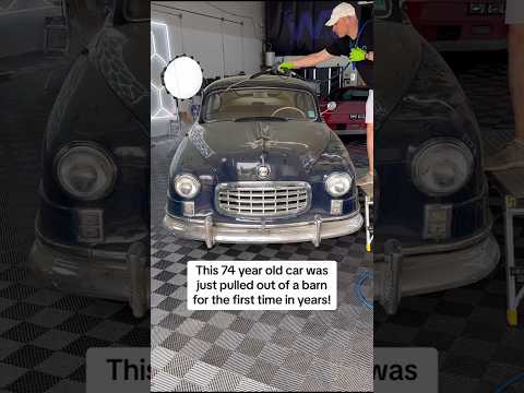 Thumbnail for 1949 Nash 600 First Wash In Many Years #shorts #youtube #cars #automobile #satisfying #detailing by Car