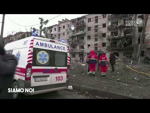 Siamo Noi, 7 marzo 2022 - "Siamo sotto le bombe!" Fuga verso il bunker