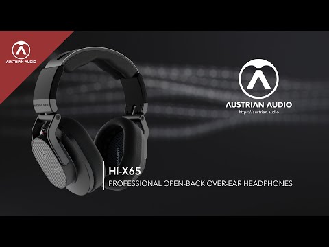 Austrian Audio Hi-X65 Professional Open-Back Over-Ear Headphones for Mixing & Mastering