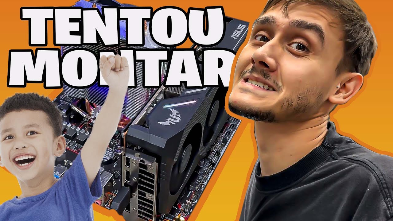 Com 14 anos ele tentou montar o PC GAMER sozinho
