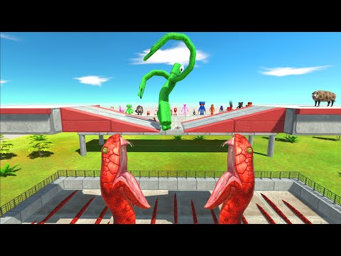 Who Will Fall Into Titanoboa - Animal Revolt Battle Simulator