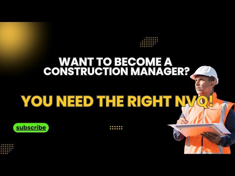 Level 6 NVQ Construction Management - CSCS Black Card #construction