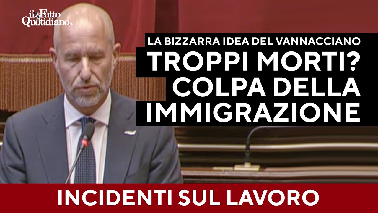 Morti sul lavoro, la bizzarra idea del vannacciano: "Incidenti nascono da immigrazione clandestina"