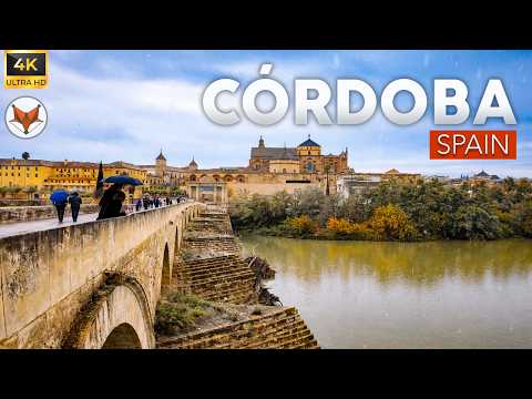 Cordoba España 🇪🇸 Walking Tour 4K | Bajo la lluvia ☔️