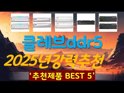 클레브ddr5 추천, 따끈따끈 신상~! 가성비 TOP5