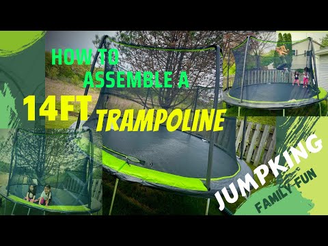 JUMPKING 14 FT Trampoline Assembly