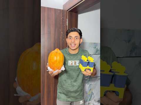 Papaya ki Icecream Banai 😋🍦-#shorts #cooking #food #recipe #vlog #dalyvlog #icecream #doraemon