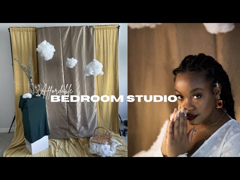 AFFORDABLE Photography Studio Look at Home + tips