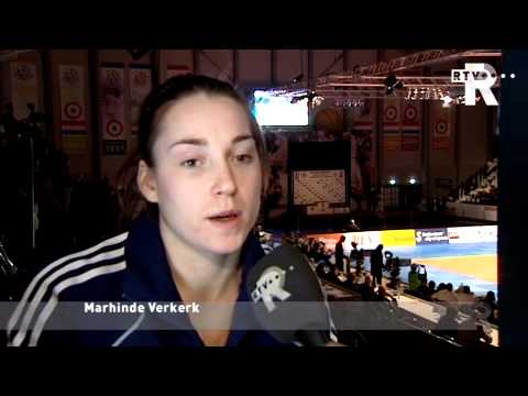 Marhinde Verkerk onderuit in eerste ronde