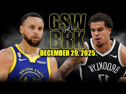 Golden State Warriors vs Brooklyn Nets Full Game Highlights – December 29, 2025 | NBA Season