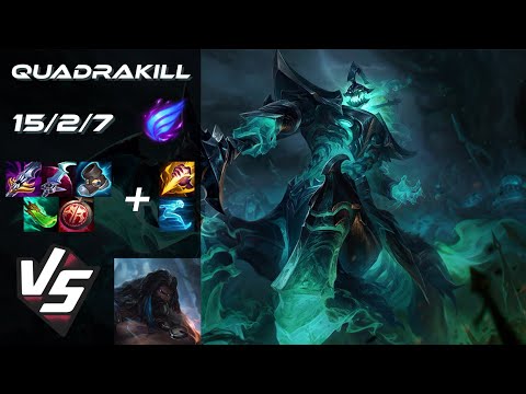 JUNGLE Hecarim vs Udyr [QUADRAKILL] - NA Challenger Patch 14.23