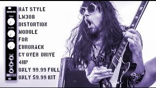 Video thumbnail for Synthrotek 308 Eurorack Distortion Module GUITAR Distortion DEMO by synthrotek