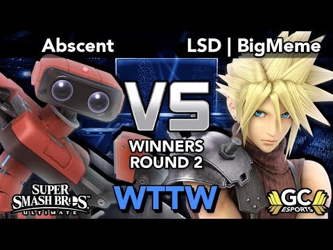 WTTW3 - Abscent (R.O.B.) vs Big Meme (Cloud)  (Winners Round 2) - Smash Ultimate