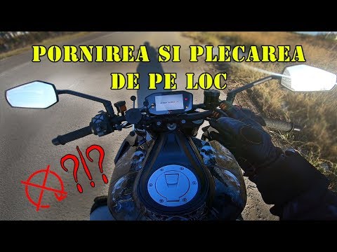 Invata sa mergi pe o motocicleta Ep 2   Pornirea si plecarea de pe loc