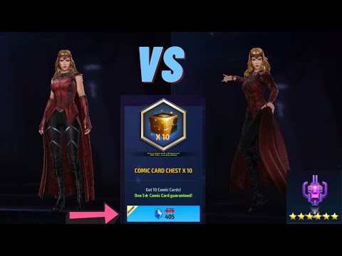 MoM SCARLET WITCH is ok? WANDAVISION Comparison -P CARD GAMBLING & ROLLING lul - Marvel Future Fight